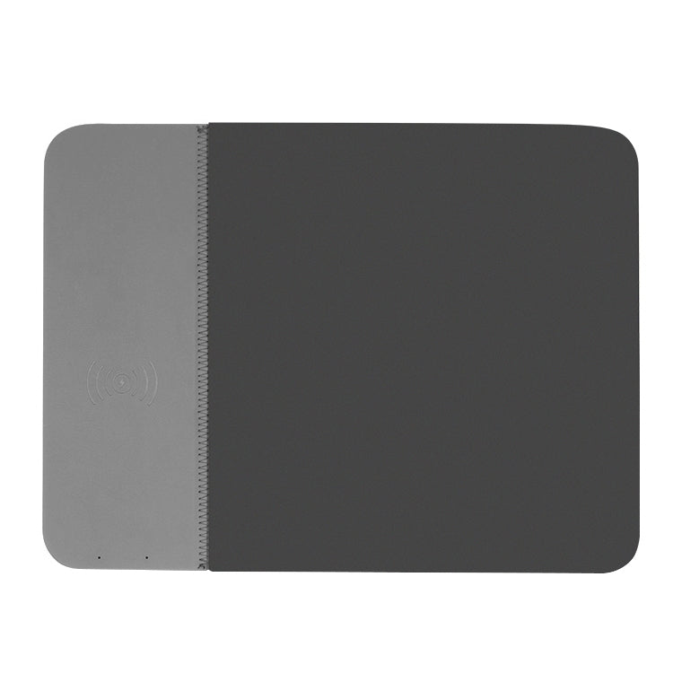 OJD-36 QI Standard 10W Lighting Wireless Charger Rubber Mouse Pad, Size: 26.2 x 19.8 x 0.65cm (Grey) - Apple Accessories by buy2fix | Online Shopping UK | buy2fix