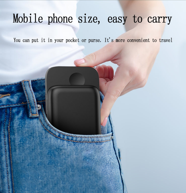 V8 3 in 1 Folding Portable Mobile Phone Watch Multi-Function Charging Stand Wireless Charger for iPhones & Apple Watch & Airpods (Black) - Apple Accessories by buy2fix | Online Shopping UK | buy2fix