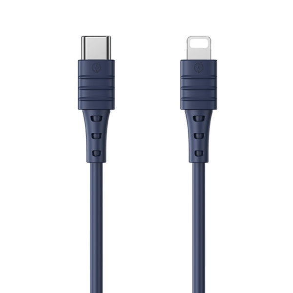 REMAX RC-068i PD 20W Type-C / USB-C to 8 Pin High Elastic TPE Fast Charging Data Cable, Length: 1m(Blue) by REMAX