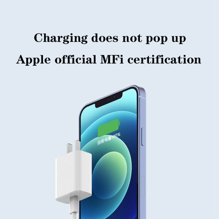 Original Xiaomi 20W MFi Certification USB-C / Type-C Charger with 8 Pin Cable, US Plug (White) - Apple Accessories by Xiaomi | Online Shopping UK | buy2fix