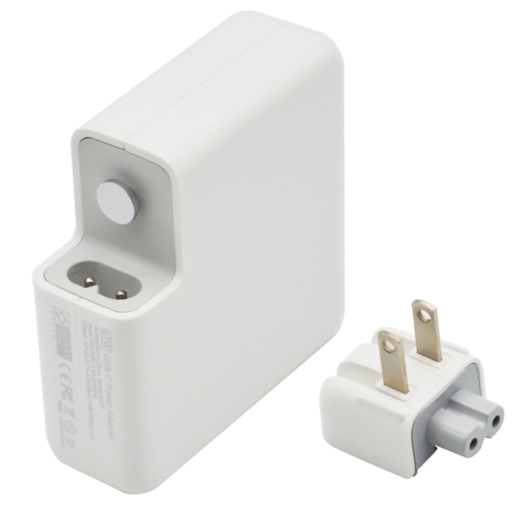 87W Type-C Power Adapter Portable Charger with 1.8m Type-C Charging Cable, AU Plug (White) - Mobile Accessories by buy2fix | Online Shopping UK | buy2fix