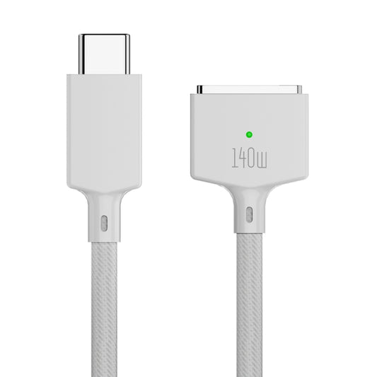 140W USB-C / Type-C to MagSafe 3 Magnetic Fast Charging Cable, Length:2m (White) - Cable & Adapter by buy2fix | Online Shopping UK | buy2fix