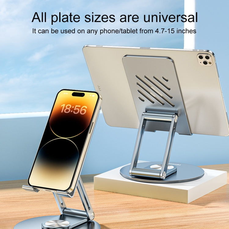 WK WA-S101 Aluminum Alloy Rotatable Desktop Phone Tablet Stand - Desktop Holder by WK | Online Shopping UK | buy2fix