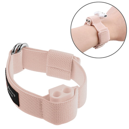 Outdoor Sport Anti-lost Wireless Earphone Holder Case Storage Rack Wrist Band Strap for Apple AirPods 1 / 2(Pink) - Apple Accessories by buy2fix | Online Shopping UK | buy2fix