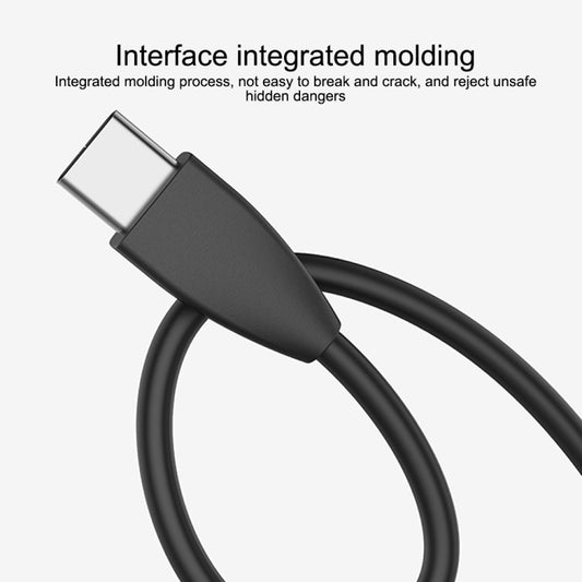 IVON CA87 USB to USB-C / Type-C TPE Fast Charge Data Cable, Cable Length: 1m (White) by IVON