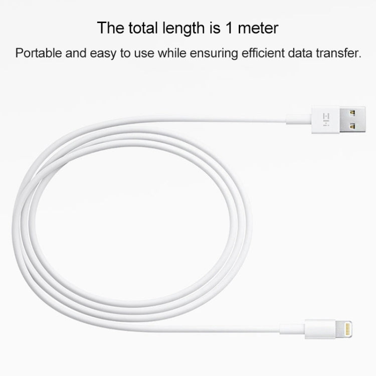 Original Xiaomi Youpin ZMI 8Pin Charging + Transmission MFi Certified Data Cable, Length: 1m(White) - MFI Cable by Xiaomi | Online Shopping UK | buy2fix