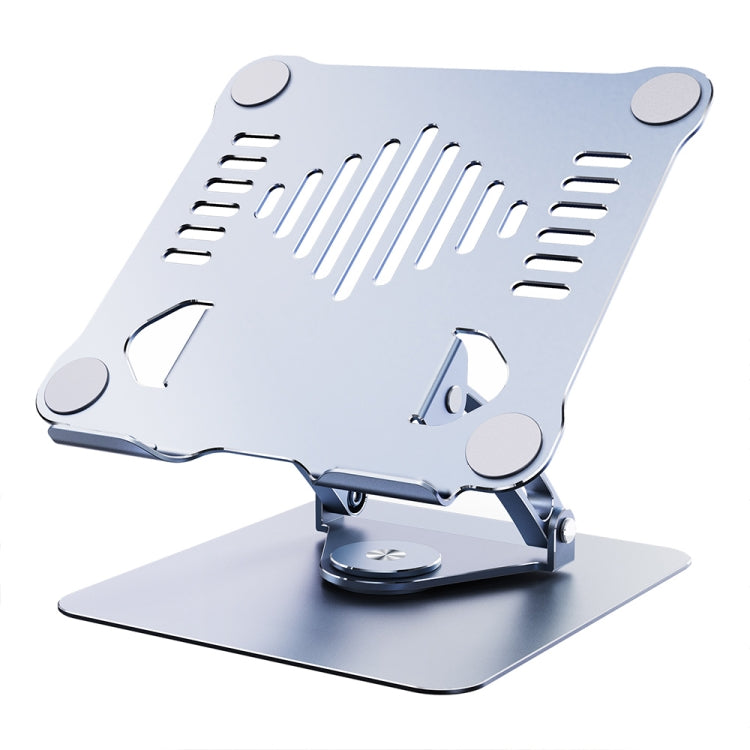 R-JUST HZ39 Triangular Swivel Lift Laptop Stand (Grey) - MacBook Holder by R-JUST | Online Shopping UK | buy2fix