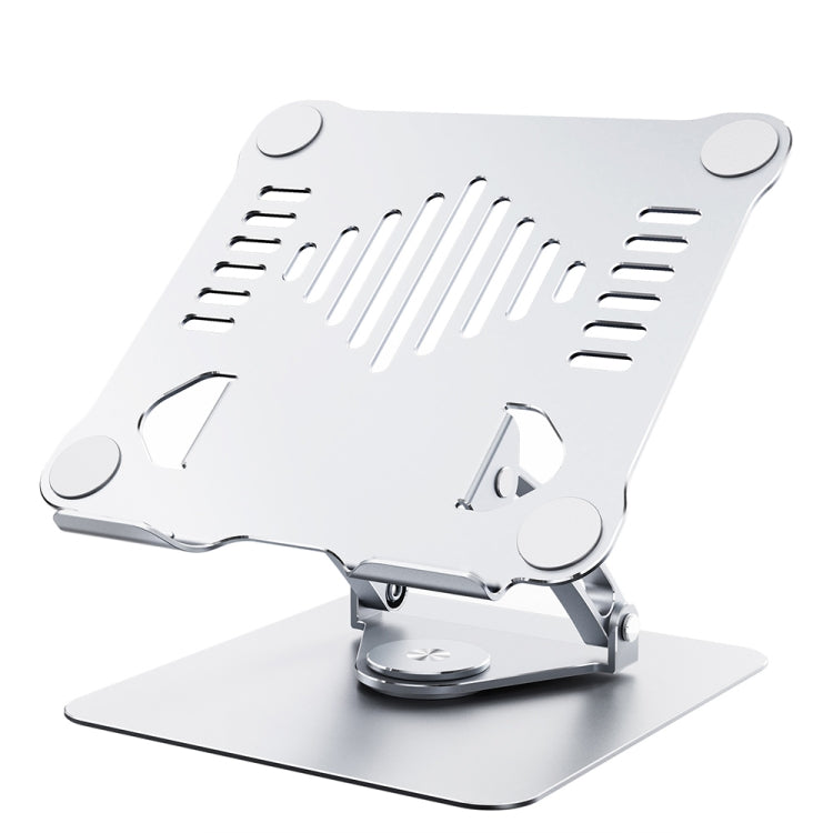 R-JUST HZ39 Triangular Swivel Lift Laptop Stand (Silver) - MacBook Holder by R-JUST | Online Shopping UK | buy2fix