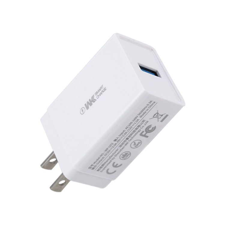 WK WP-U52 Lepo QC3.0 Fast Charging (US Plug) - Apple Accessories by WK | Online Shopping UK | buy2fix