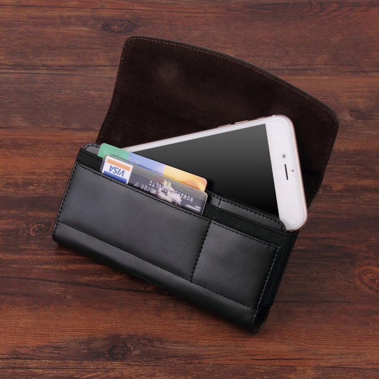 5.5-5.7 inch A1 Universal PU Tabby Texture Cross Section Plug-in Card Waist Bag, For iPhone, Samsung, Sony, Huawei, Meizu, Lenovo, ASUS, Oneplus, Xiaomi, Cubot, Ulefone, Letv, DOOGEE, Vkworld, and other by buy2fix