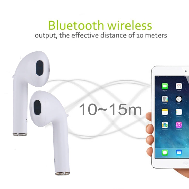 Universal Dual Wireless Bluetooth 5.0 TWS Earbuds Stereo Headset In-Ear Earphone with Charging Box, For iPad, iPhone, Galaxy, Huawei, Xiaomi, LG, HTC and Other Bluetooth Enabled Devices(White) - TWS Earphone by buy2fix | Online Shopping UK | buy2fix