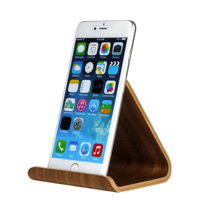 SamDi Artistic Wood Grain Walnut Desktop Holder Stand DOCK Cradle, For Xiaomi, iPhone, Samsung, HTC, LG, iPad and other Tablets(Coffee) - Desktop Holder by buy2fix | Online Shopping UK | buy2fix