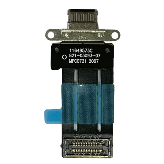 Ladeanschluss Flexkabel für iPad Pro 12,9 Zoll 2021 (5. Generation) A2379 A2461 A2462 (Schwarz)