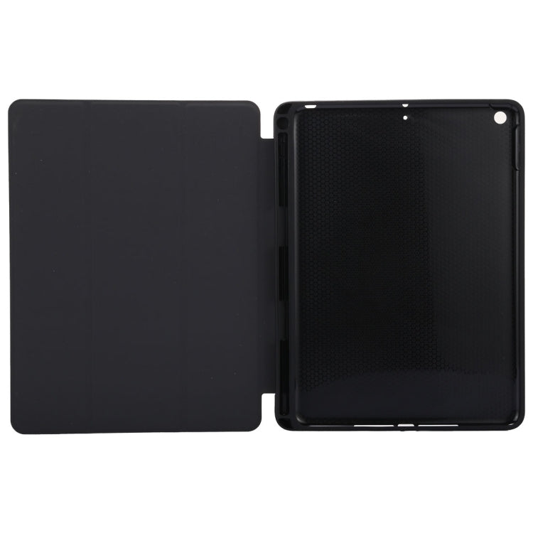 Cloth Texture Pattern Horizontal Flip Leather Case for iPad Pro 10.5 inch ,with Three-folding Holder & Pen Slots (Blue) by buy2fix