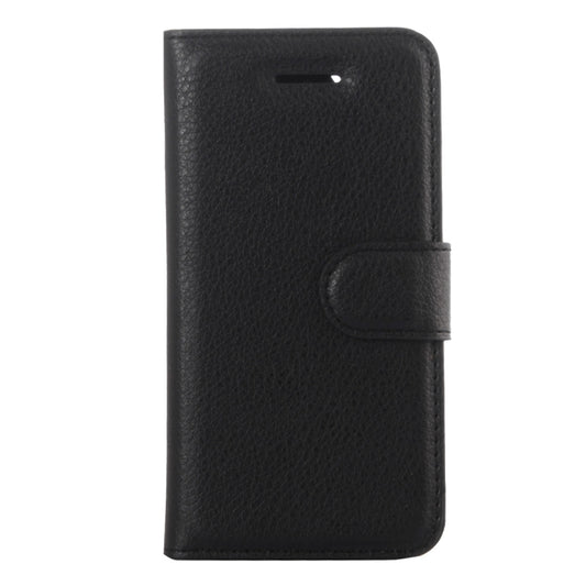For iPhone 5 & 5s & SE Litchi Texture Horizontal Flip Leather Case with Holder & Card Slots & Wallet(Black) by buy2fix