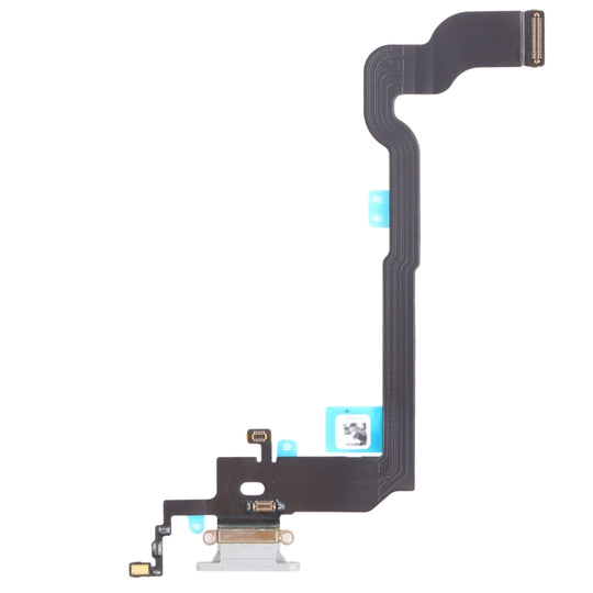 Câble flexible de port de charge d'origine pour iPhone X (blanc)