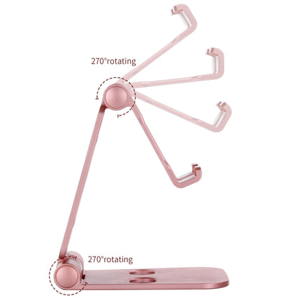 WQ-02 Foldable Creative Lazy Bracket Phone Holder (Pink) - Car Holders by buy2fix | Online Shopping UK | buy2fix