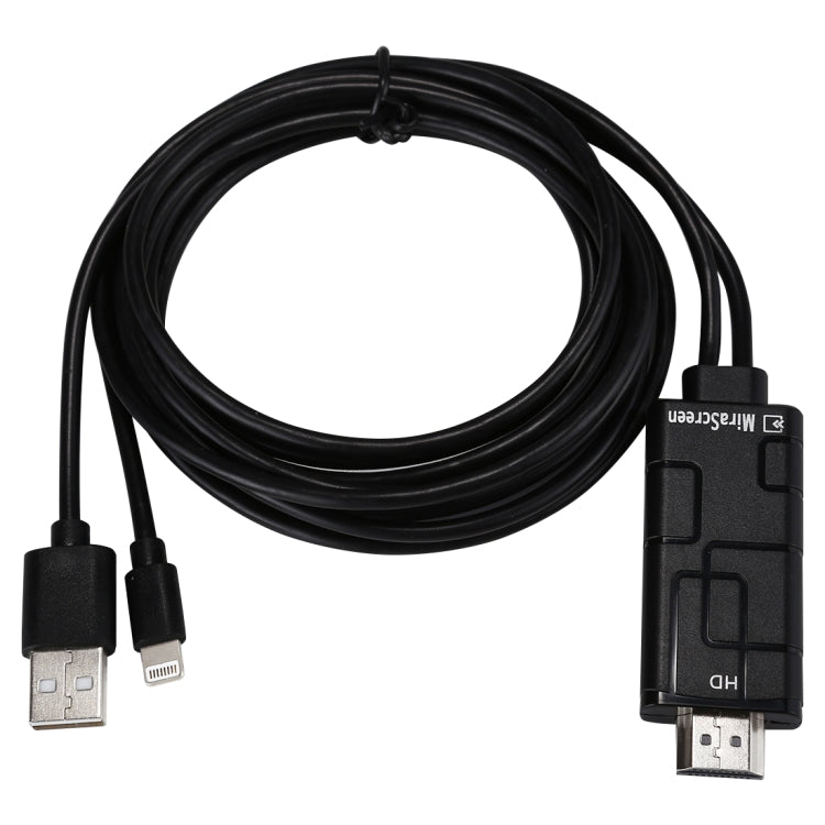 MiraScreen LD10 8 Pin to HDMI USB Smart Converter 1080P HDTV Digital AV Cable, Length: about 1.8m - Video & Audio Cable by buy2fix | Online Shopping UK | buy2fix