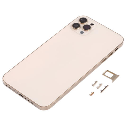 Back Housing Cover with Appearance Imitation of iP13 Pro Max for iPhone XS Max(Gold) by buy2fix