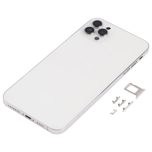 Back Housing Cover with Appearance Imitation of iP13 Pro Max for iPhone XS Max(White) by buy2fix