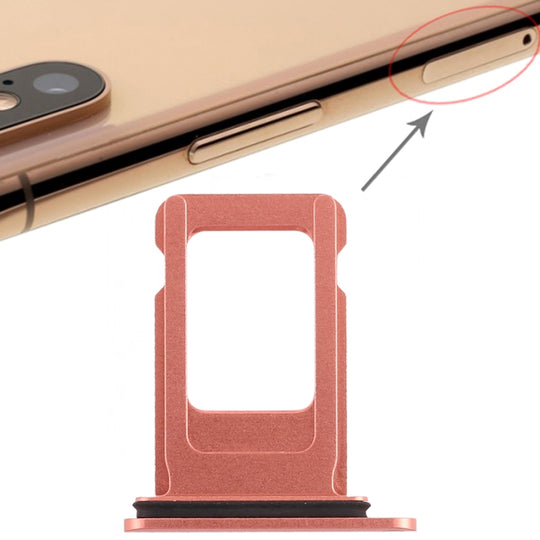 SIM-Kartenfach für iPhone XR (einzelne SIM-Karte) (Roségold)