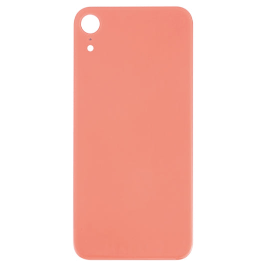 Easy Replacement Big Camera Hole Glass Back Battery Cover with Adhesive for iPhone XR(Coral) by buy2fix