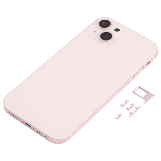 Back Housing Cover with Appearance Imitation of iP13 for iPhone XR(Pink) by buy2fix