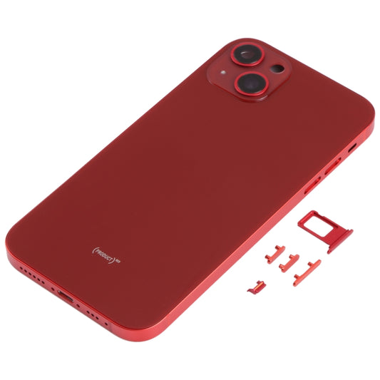 Back Housing Cover with Appearance Imitation of iP13 for iPhone XR(Red) by buy2fix