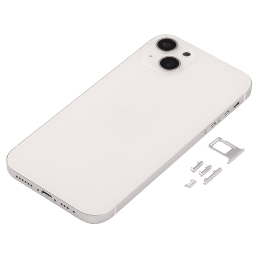 Back Housing Cover with Appearance Imitation of iP13 for iPhone XR(White) by buy2fix