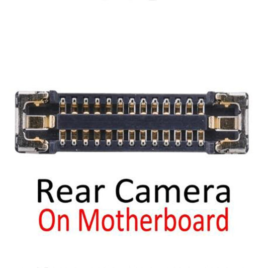Rear Back Camera FPC Connector On Motherboard for iPhone XS by buy2fix
