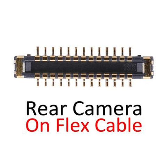 Rear Back Camera FPC Connector On Flex Cable for iPhone XS by buy2fix