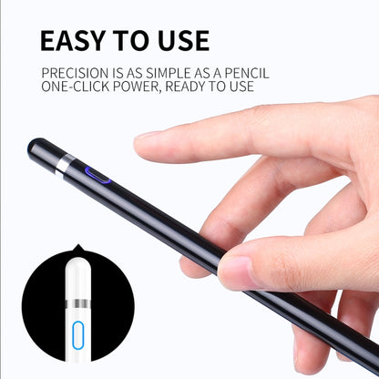 JOYROOM JR-K811 Excellent Series Micro USB Rechargeable Active Capacitive Stylus Pen with Magnetic Cap, Compatible with Android & IOS(Black) - Stylus Pen by JOYROOM | Online Shopping UK | buy2fix