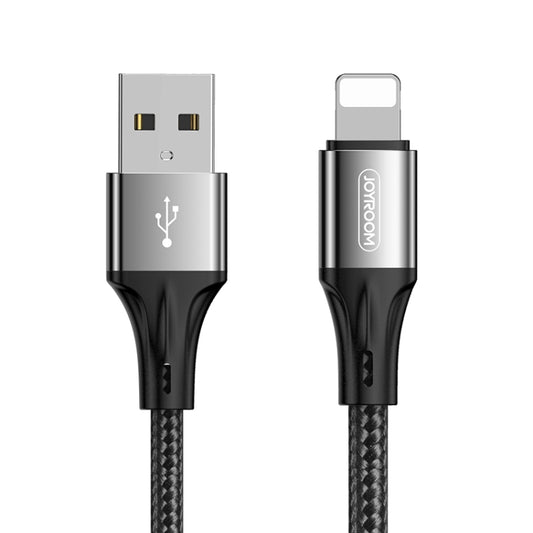 JOYROOM S-0230N1 N1 Series 0.2m 3A USB to 8 Pin Data Sync Charge Cable for iPhone, iPad(Black) - Normal Style Cable by JOYROOM | Online Shopping UK | buy2fix