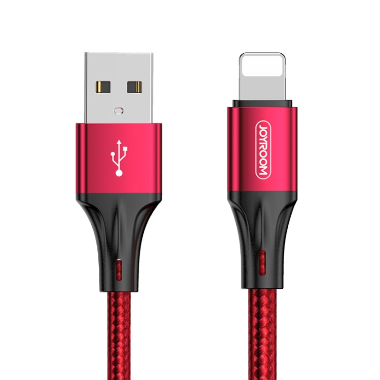JOYROOM S-1030N1 N1 Series 1m 3A USB to 8 Pin Data Sync Charge Cable for iPhone, iPad (Red) - Normal Style Cable by JOYROOM | Online Shopping UK | buy2fix