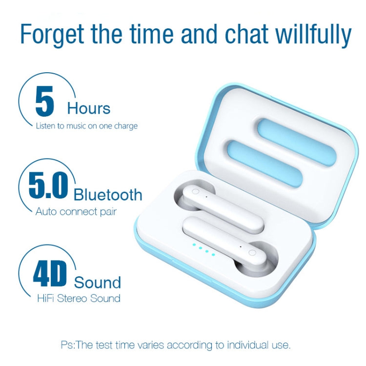 X26 TWS  Bluetooth 5.0 Wireless Touch Bluetooth Earphone with Magnetic Attraction Charging Box, Support Voice Assistant & Call(White) - TWS Earphone by buy2fix | Online Shopping UK | buy2fix