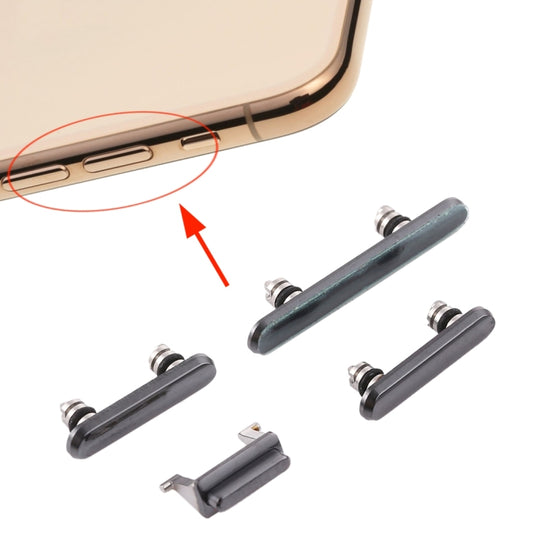 Seitentasten (Ein/Aus-Taste + Lautstärketaste + Stummschalttaste) für iPhone XS / XS Max (Schwarz)