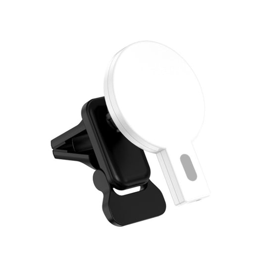 K07 15W Max Output Magnetic Car Air Outlet Bracket Wireless Charger(White) by buy2fix