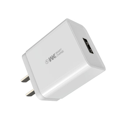 WK WP-U110 10W Single USB Fast Charging Travel Charger Power Adapter, CN Plug(White) - Apple Accessories by WK | Online Shopping UK | buy2fix