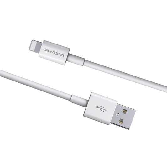 WK WDC-117 3A 8 Pin Fast Charging Charging Cable, Length: 1.2m (White) by WK