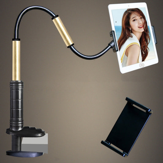 Aluminum-magnesium Alloy Free-Rotating Lazy Bracket Universal Mobile Phones Tablet PC Stand, Suitable for 4-12.9 inch Mobile Phones / Tablet PC, Length: 1.3m(Black Gold) by buy2fix