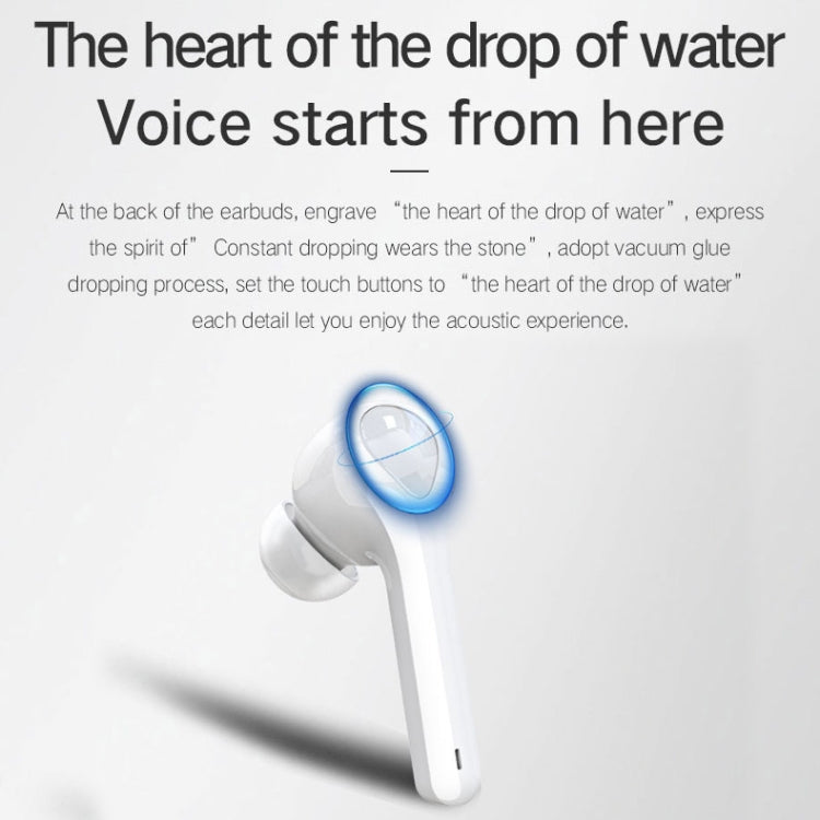 G9 Bluetooth 5.0 HIFI 3D Stereo Wireless Earphone (White) - Bluetooth Earphone by buy2fix | Online Shopping UK | buy2fix