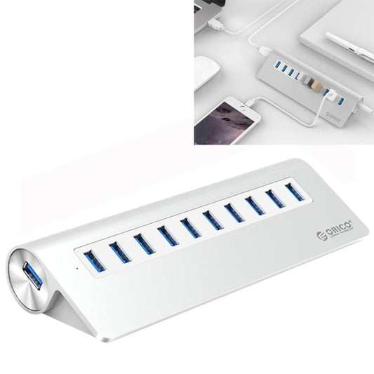 ORICO M3H10-U3-V2 Aluminum Alloy 10 USB 3.0 Ports HUB - Computer & Networking by ORICO | Online Shopping UK | buy2fix