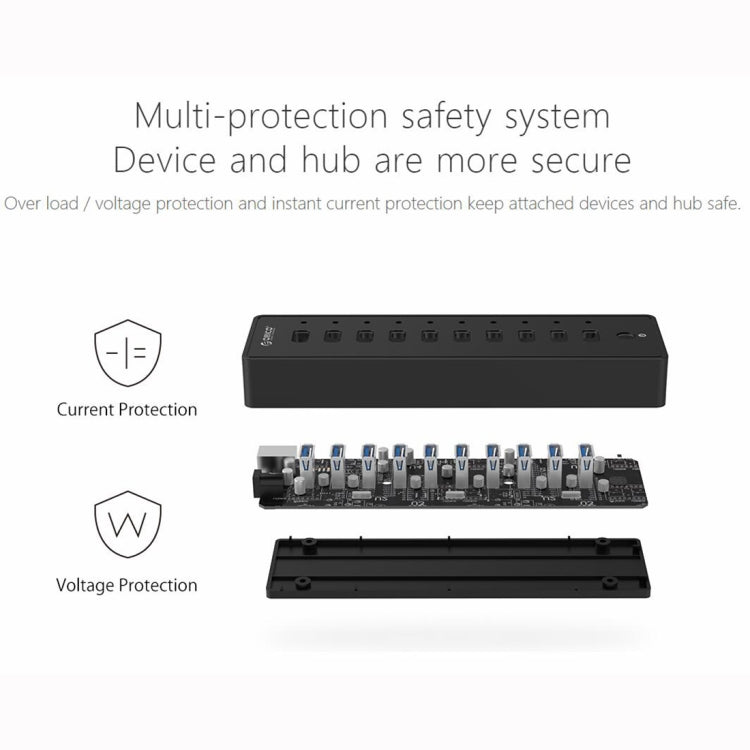 ORICO P10-U3-V1 10 USB 3.0 Ports HUB - Computer & Networking by ORICO | Online Shopping UK | buy2fix