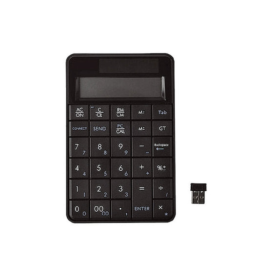 MC-56AG 2 in 1 2.4G USB Numeric Wireless Keyboard & Calculator with LCD Display(Black) by buy2fix