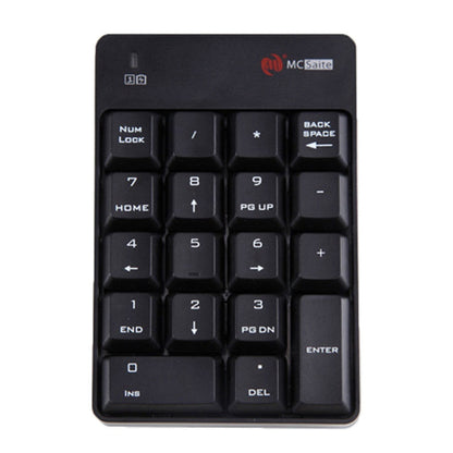 MC Saite SK-51AG 2 in 1 2.4G USB Numeric Wireless Keyboard  & Mini Calculator for Laptop Desktop PC(Black) - Wireless Keyboard by MC Saite | Online Shopping UK | buy2fix
