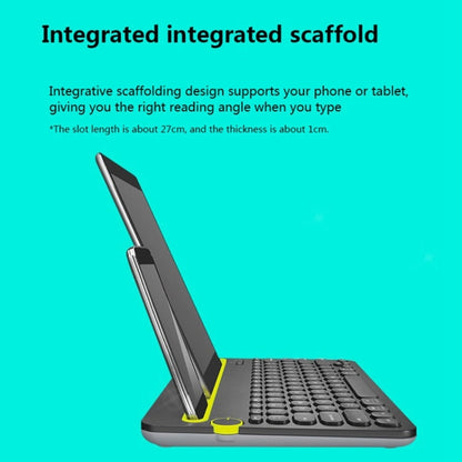 Logitech K480 Multi-device Bluetooth 3.0 Wireless Bluetooth Keyboard with Stand (White) - Computer & Networking by Logitech | Online Shopping UK | buy2fix