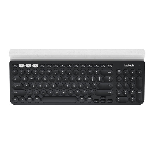 Logitech K780 Multi-device Bluetooth + Unifying Dual Mode Wireless Keyboard with Stand (Black)