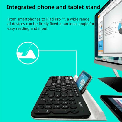 Logitech K780 Multi-device Bluetooth + Unifying Dual Mode Wireless Keyboard with Stand (Black) - Computer & Networking by Logitech | Online Shopping UK | buy2fix