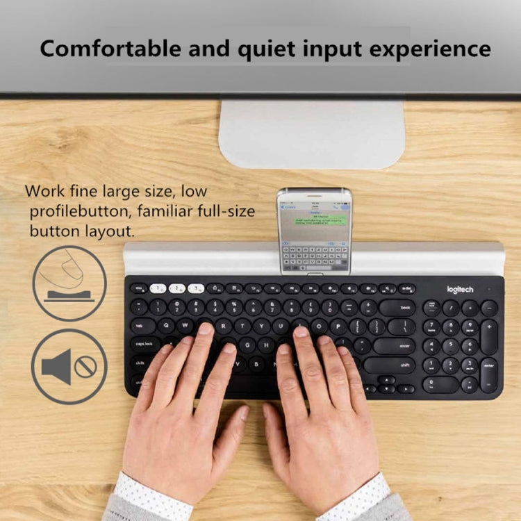 Logitech K780 Multi-device Bluetooth + Unifying Dual Mode Wireless Keyboard with Stand (Black) - Computer & Networking by Logitech | Online Shopping UK | buy2fix