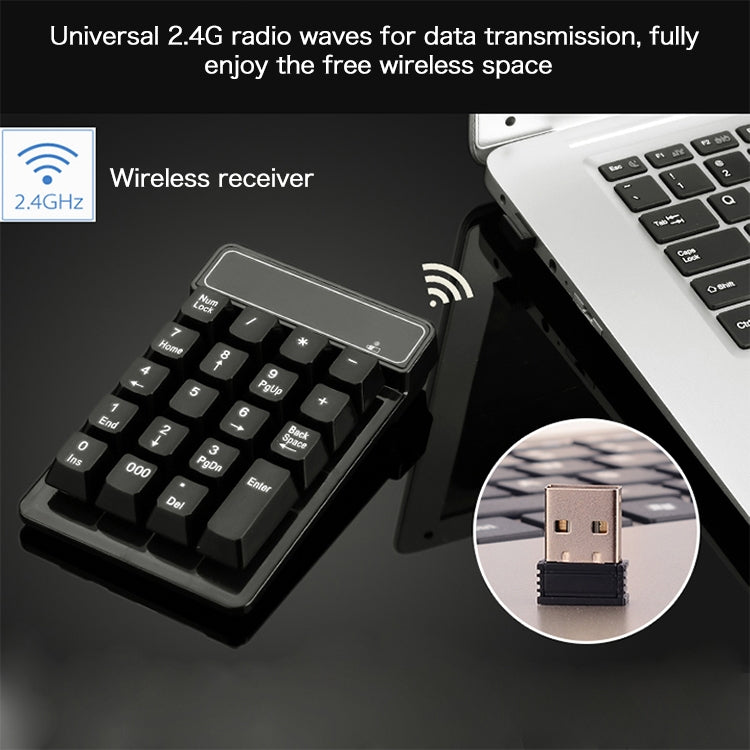 MC Saite 525RF 19 Keys Wireless 2.4G Numeric Keyboard - Wireless Keyboard by MC Saite | Online Shopping UK | buy2fix